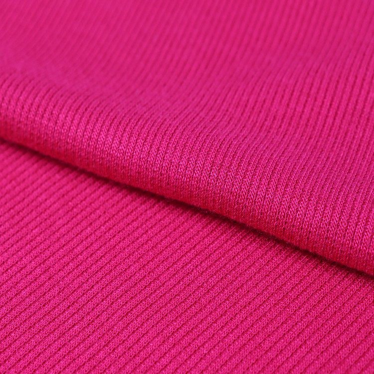 Viscose Spandex Rib, 2*2 Underwear Knitting Fabric