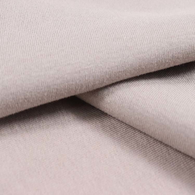 Modal Polyester Single Jersey, 160GSM, Carbon Brushed Fabric
