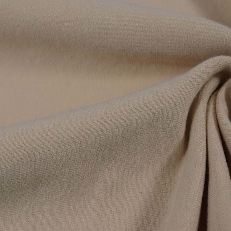 260GSM Cotton Spandex Fleece, Brushed Fabric