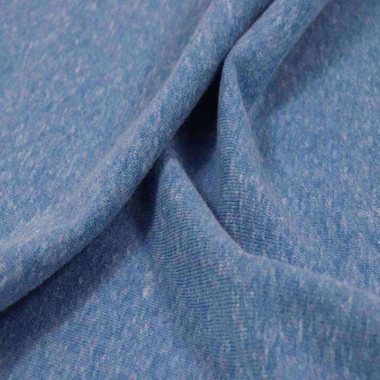 Xt-156 T/C/R French Terry, Knitted Fabric, Single Dyed, Snow Yarn