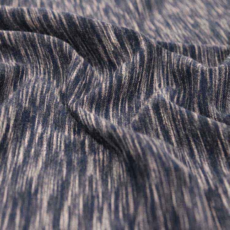 T/R Spandex Jersey, Poly/Viscose Knitting Fabric, Space Dye