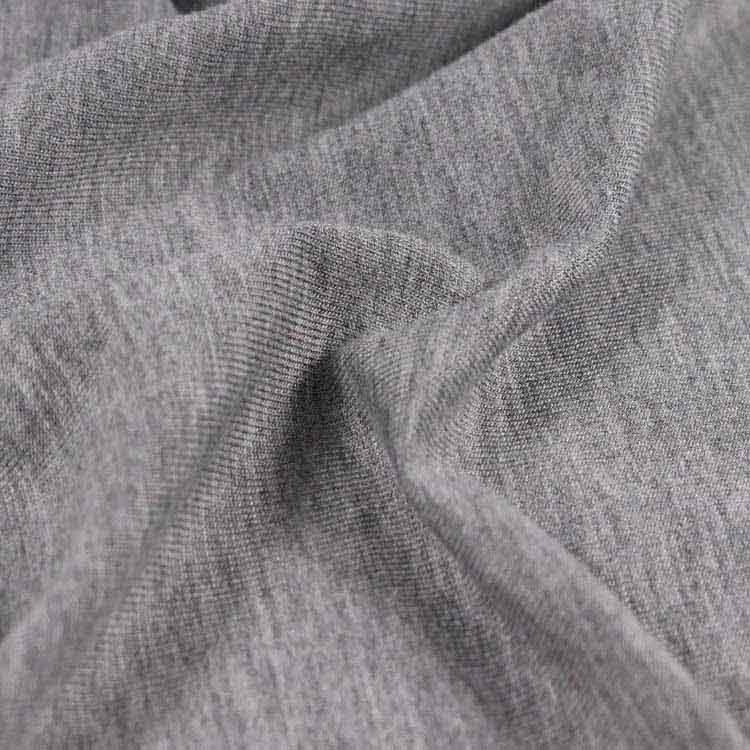 Viscose, Rayon Spandex Jersey, Light Melange Fabric, 180GSM