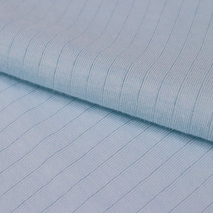 Tencel Cotton Single Jersey. Drop Needle, Underwear Textile Fabric
